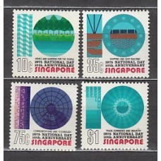 Singapur - Correo Yvert 231/4 ** Mnh  Fiesta nacional