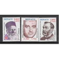 Monaco - Correo 2001 Yvert 2314/6 ** Mnh Personajes. Premio Nobel