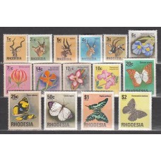 Rodesia del Sur - Correo Yvert 234/48 ** Mnh  Fauna. Flora