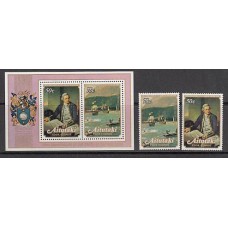 Aitutaki Correo Yvert 234/35 + Hb 25 ** Mnh Pinturas