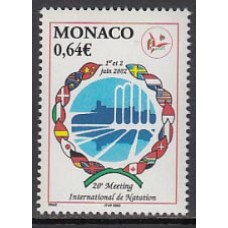 Monaco - Correo 2002 Yvert 2349 ** Mnh Deportes. Natación