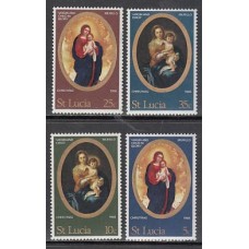 Santa Lucia - Correo Yvert 235/8 ** Mnh Navidad