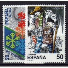 España II Centenario Correo 1988 Edifil 2976/7 ** Mnh