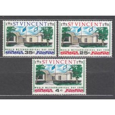 San Vicente - Correo Yvert 238/40 ** Mnh Meteorología