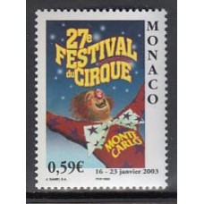 Monaco - Correo 2003 Yvert 2382 ** Mnh Circo