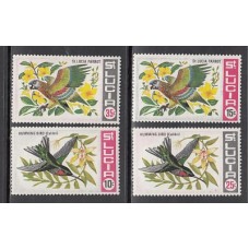 Santa Lucia - Correo Yvert 239/42 ** Mnh Fauna aves