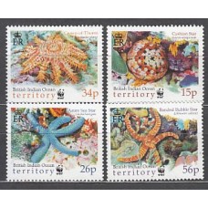 Oceano Indico - Correo Yvert 240/3 ** Mnh  Fauna marina