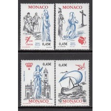 Monaco - Correo 2003 Yvert 2410/3 ** Mnh Religión