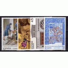 España II Centenario Correo 1990 Edifil 3069/72 ** Mnh