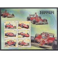 Mongolia - Correo 2000 Yvert 2437AE/AK ** Mnh  Deportes automovilismo