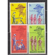 Maldives - Correo Yvert 243/46 * Mh Boy-Scouts