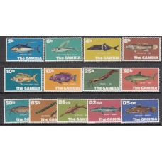 Gambia - Correo 1971 Yvert 246/58 ** Mnh  Fauna peces