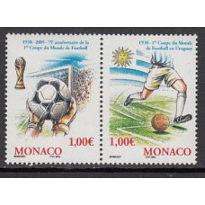 Monaco - Correo 2004 Yvert 2465/6 ** Mnh Deportes. Fútbol