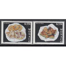 Monaco - Correo 2005 Yvert 2489/90 ** Mnh Gastronomia