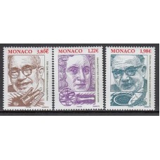 Monaco - Correo 2005 Yvert 2499/501 ** Mnh Personajes. Astronomia