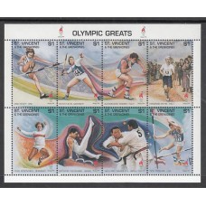 San Vicente - Correo Yvert 2540/7 ** Mnh Olimpiadas de Atlanta