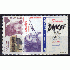 España II Centenario Correo 1996 Edifil 3445/7 ** Mnh