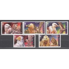 Mongolia - Correo 2002 Yvert 2637/41 ** Mnh  Fauna aves