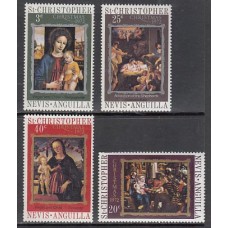 San Cristobal - Correo Yvert 266/9 ** Mnh Navidad pinturas