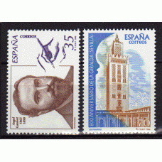 España II Centenario Correo 1998 Edifil 3586/7 ** Mnh