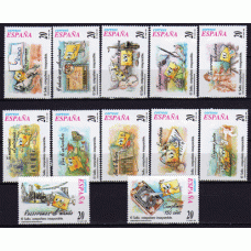 España II Centenario Correo 1999 Edifil 3665/76 ** Mnh