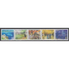 Japon - Correo 2000 Yvert 2728/32 ** Mnh  Paisajes