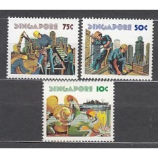 Singapur - Correo Yvert 275/7 ** Mnh  Fiesta del trabajo