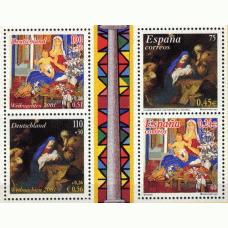 España II Centenario Correo 2001 Edifil 3837A/B ** Mnh