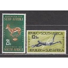 Africa del Sur Yvert Correo 278/9 ** Mnh  Fauna. deportes