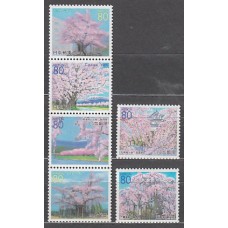 Japon - Correo 2000 Yvert 2792/7 ** Mnh  Flora