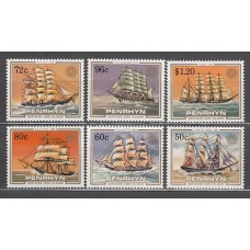 Penrhyn - Correo Yvert 284/9 ** Mnh Barcos