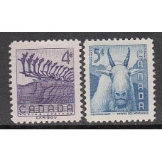 Canada - Correo 1956 Yvert 287/8 ** Mnh Fauna