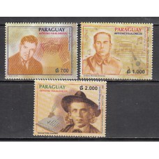 Paraguay - Correo 2003 Yvert 2877/9 ** Mnh Personajes. Artistas