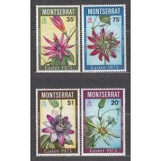 Montserrat - Correo Yvert 288/91 ** Mnh Flores