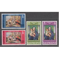 San Vicente - Correo Yvert 290/3 ** Mnh Navidad