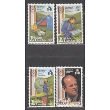 Tristan da Cunha - Correo Yvert 294/7 ** Mnh  Duque de Edimburgo