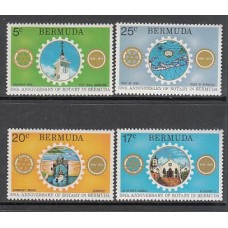 Bermudas - Correo Yvert 296/9 ** Mnh Club Rotary