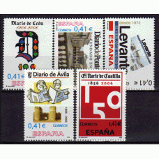 España II Centenario Correo 2006 Edifil 4229/33 ** Mnh