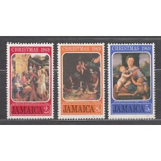 Jamaica - Correo Yvert 302/4 ** Mnh Navidad pinturas