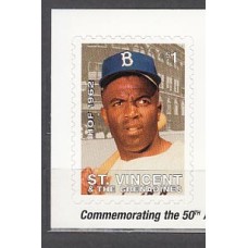 San Vicente - Correo Yvert 3113 ** Mnh Jackie Robinson