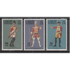 San Vicente - Correo Yvert 312/4 ** Mnh Uniformes militares