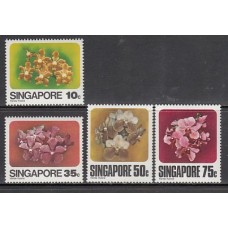 Singapur - Correo Yvert 317/20 ** Mnh  Flores