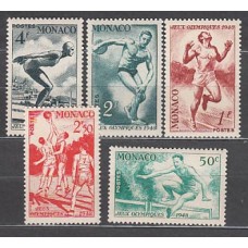 Monaco - Correo 1948 Yvert 319/23 ** Mnh   Olimpiadas de Londres