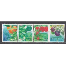 Japon - Correo 2002 Yvert 3196/9 ** Mnh  Frutos