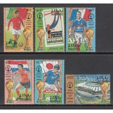 Maldives - Correo Yvert 3207/12 ** Mnh  Deportes fútbol