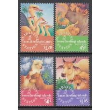 Cocos - Correo Yvert 327/30 ** Mnh