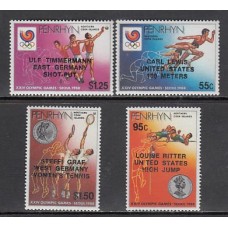 Penrhyn - Correo Yvert 345/8 ** Mnh Deportes