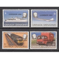 Grenada-Grenadines - Correo Yvert 346/9 ** Mnh Transportes