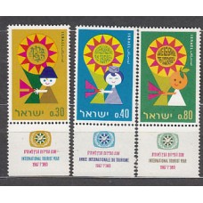 Israel - Correo 1967 Yvert 348/50 ** Mnh