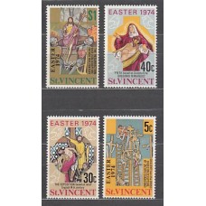 San Vicente - Correo Yvert 349/52 ** Mnh Pascuas